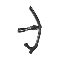 Ioensy - Snorkel De Natación Para Natación De Vuelta, Buceo, Boquilla De Silicona De Grado Alimenticio, Color Negro