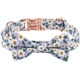 thumbnail image 1 of Collar de pajarita para perro, con diseño floral, ajustable y suave para gatos pequeños, medianos y grandes. Bonitos estampados de margaritas, cómodo collar de algodón con hebilla de metal, regalo dur, 1 of 6