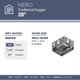 thumbnail image 4 of Ventilador de techo Prominence Home Hero de 71 cm con luz 41530-01, color blanco, 4 of 9