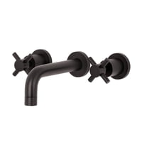 Grifo De Baño De Montaje En Pared Kingston Brass Ks8125Dx, Bronce Frotado Con Aceite