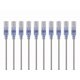 thumbnail image 4 of Cable de conexión Monoprice Cat6A, 20 pies, negro, paquete de 10 unidades, UTP 10G, 4 of 4