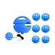thumbnail image 2 of Entrenador De Pickleball Con Cuerda Portátil Con Mango, Herramienta De Entrenamiento De Pickleball, Bola Azul, 2 of 5