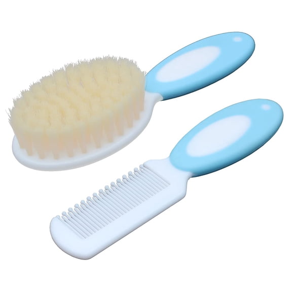 Set De Cepillo Y Peine Para Bebé Con Cerdas Suaves Naturales
