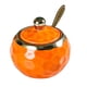 thumbnail image 1 of Azucarero De Porcelana, Bote De Cerámica Para Condimentos, Para Restaurante, Encimera, Cocina, Redondo, Naranja, 1 of 3