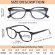 thumbnail image 3 of Gafas de lectura EFE para mujer, 2,5, ligeras, paquete de 5, 3 of 8