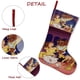 thumbnail image 5 of Bella (La Bella y la Bestia) Tema: Calcetines de Navidad, fino lino blanco para colgar en escaleras y chimenea, decoración navideña para el hogar, regalo de Navidad.54cm×38cm, 5 of 5