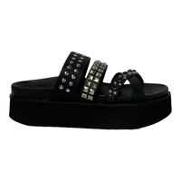 Sandalia Mujer Negro Pantin Detogni