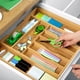 thumbnail image 5 of Organizador de cajones de cocina Royal Craft Wood Bamboo con 9 ranuras, 5 of 9