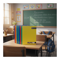 Genérico - Pack 10 Cuadernos Ross Collage 5Mm 100 Hojas 24.5X18 Cm