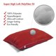 thumbnail image 3 of Cama rectangular para perros Majestic Pet, tamaño grande, lavable, roja, 3 of 5