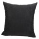 thumbnail image 3 of Funda De Almohada De Pana En Color Liso Funda De Cojín Para Sofá Cuadrado Negro, 3 of 5