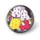 thumbnail image 1 of Insignia de Botón Redondo Desmarcar Max y Ruby 2.8 cm, 1 of 6