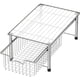 thumbnail image 2 of Cesta apilable con cajón para el hogar, simple, cromada, 2 of 9