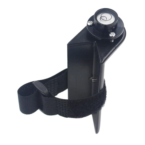 Ioensy - Nivel De Burbuja De Nivel De Varilla De Grado De Aluminio Para Varillas Redondas O Cuadradas Regla De Torre Negra