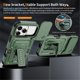 thumbnail image 5 of Funda Resistente para iPhone 15 Pro Max, Cubierta a Prueba de Golpes de Grado Militar con Protector Deslizante para Lente de Cámara, Soporte de 2 Vías, Antideslizante, Protección contra Caídas de, 5 of 8
