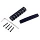 thumbnail image 5 of Puente De Guitarra Sin Cabeza Y Tuerca De Hueso De Camello Ranurada Para Piezas De Guitarra De 7 Cuerdas, 5 of 5