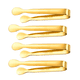 thumbnail image 1 of Mini pinzas para servir, pinzas para terrones de azúcar y pinzas para aperitivos, juego de 4, 1 of 5