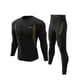 thumbnail image 1 of Set de ropa interior térmica Romision para hombre, capa base con forro polar, 1 of 8