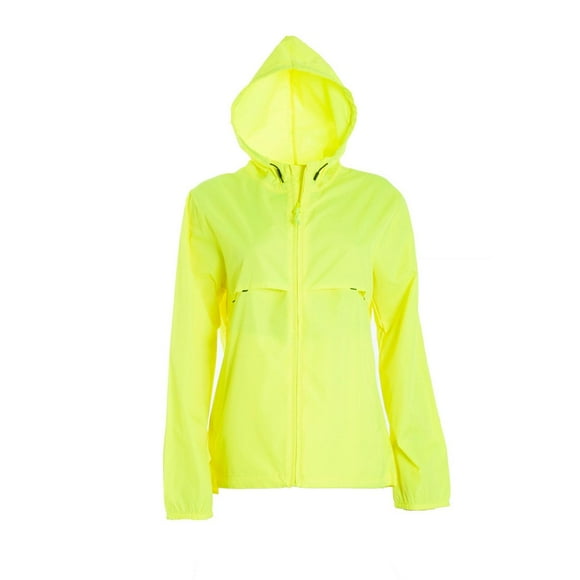 Cortaviento Fluor Mujer amarillo 2XL