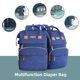 thumbnail image 3 of Mochila Pañalera ISMGN 25L Azul con Estación de Cambio, 3 of 7