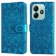 thumbnail image 1 of Funda tipo cartera FOXDOCK para Xiaomi Redmi Note 14 5G , diseño girasol en relieve, cuero PU, cierre magnético, soporte y tarjetero, 1 of 5