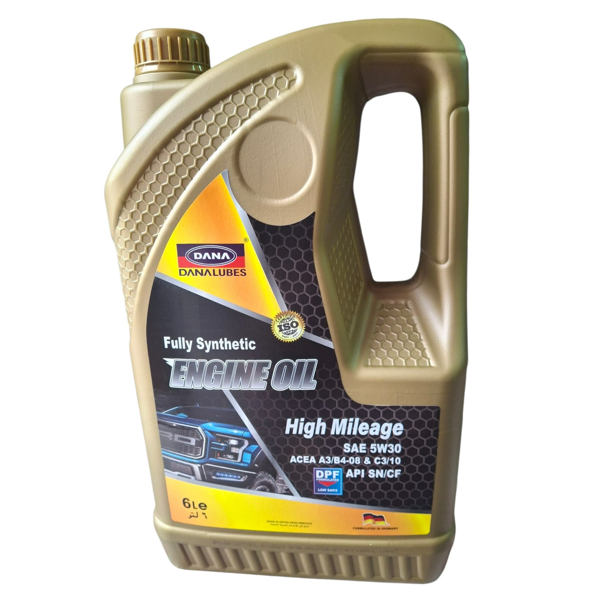 Aceite De Motor 5w30 Dana 6 Litros Diesel Y Bencinero
