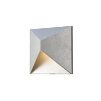 Lámpara De Pared Exterior Geakv 600Lm 3000K Plata Led 120V