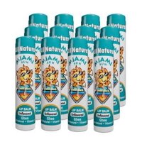 Bálsamo Labial Miami Sun Antiedad Natural Sin Sabor 12 Unidades