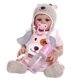 thumbnail image 2 of 19 Pulgadas 48 Cm Realista Reborn Baby Girl Doll Hecho A Mano Vinilo Cuerpo Rosa, 2 of 5