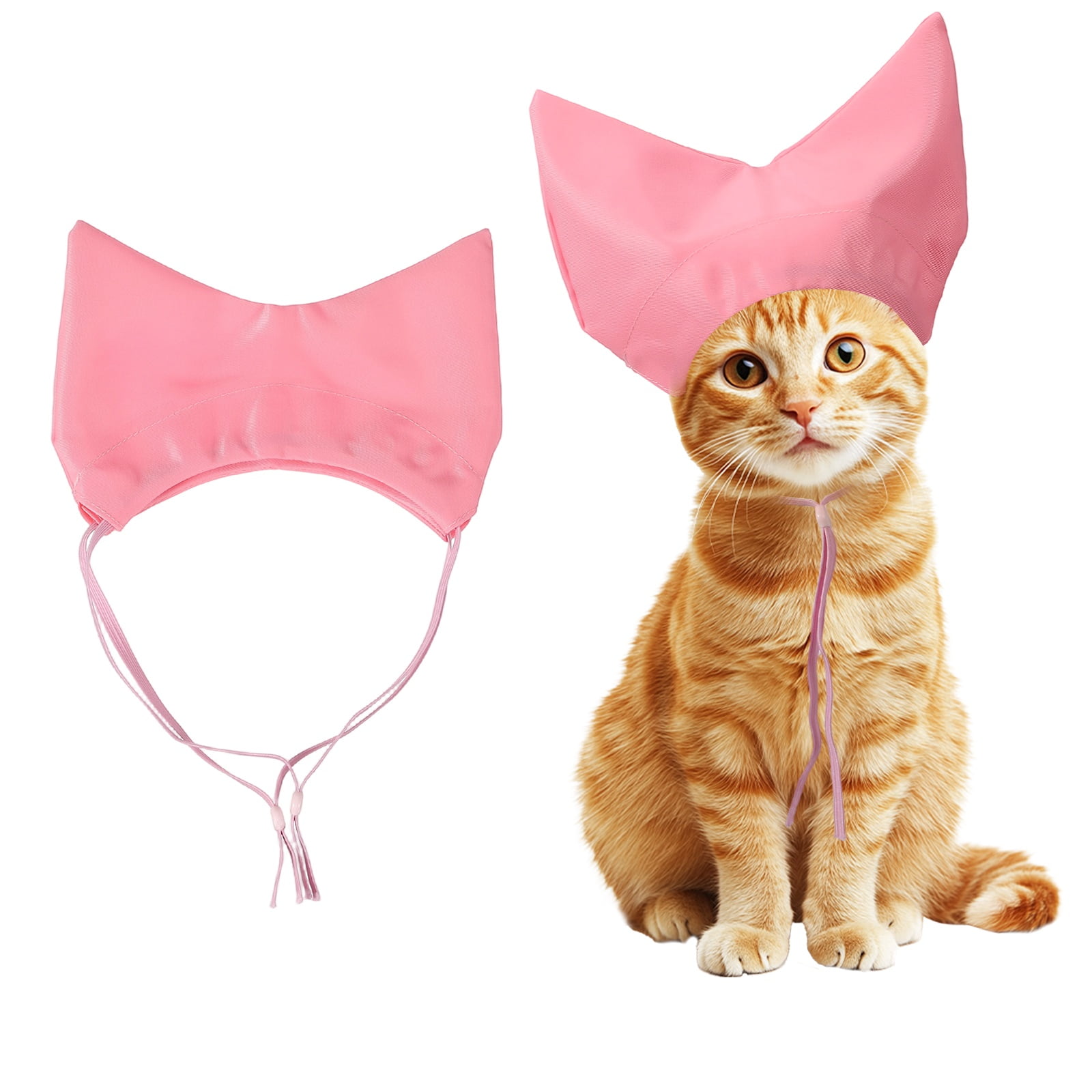 Gorro de Ducha para Gatos Uxcell, Gorro de Ducha para Perros con Correa Ajustable, (Rosa), Destinado para Gatitos/Pequeños Cachorros/Aseo