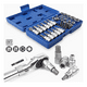 thumbnail image 3 of Juego Dados Torx Estrella 3/8 Hembra Macho 34 Pcs Crownman Tecnopro, 3 of 3