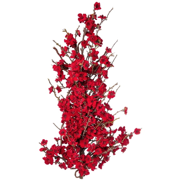 Teardrop de flor de ciruelo artificial Nearly Natural de 70 cm