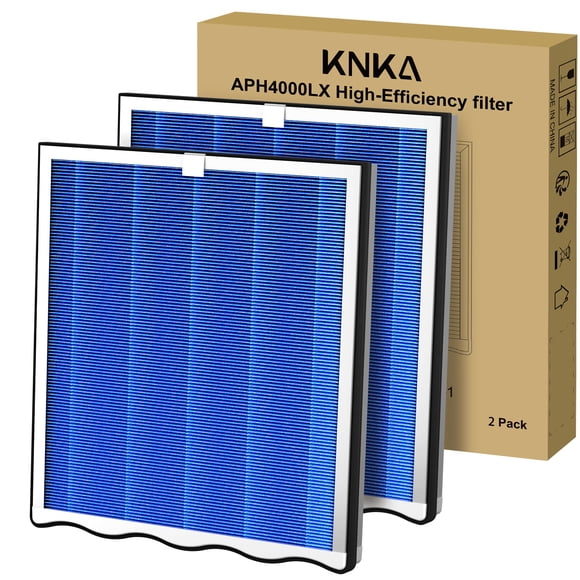 Filtro de repuesto para purificador de aire KNKA para APH4000, paquete de 2