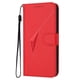 thumbnail image 2 of Funda Cartera Fibra de Carbono para iPhone 15 Pro Max con Soporte y Cierre Magnético Rojo, 2 of 6