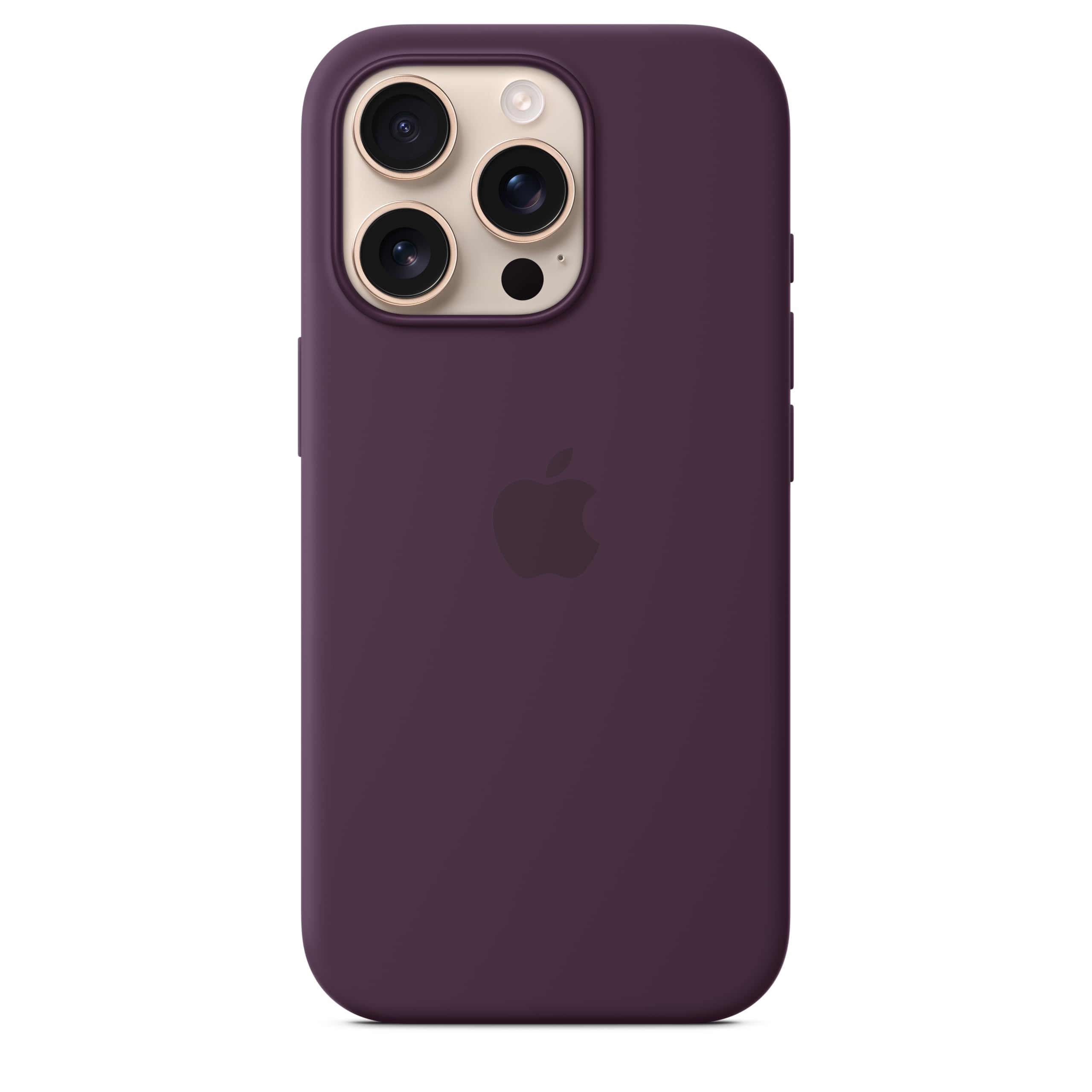 Funda De Silicona Para Apple Iphone 16 Pro Con Magsafe Plum