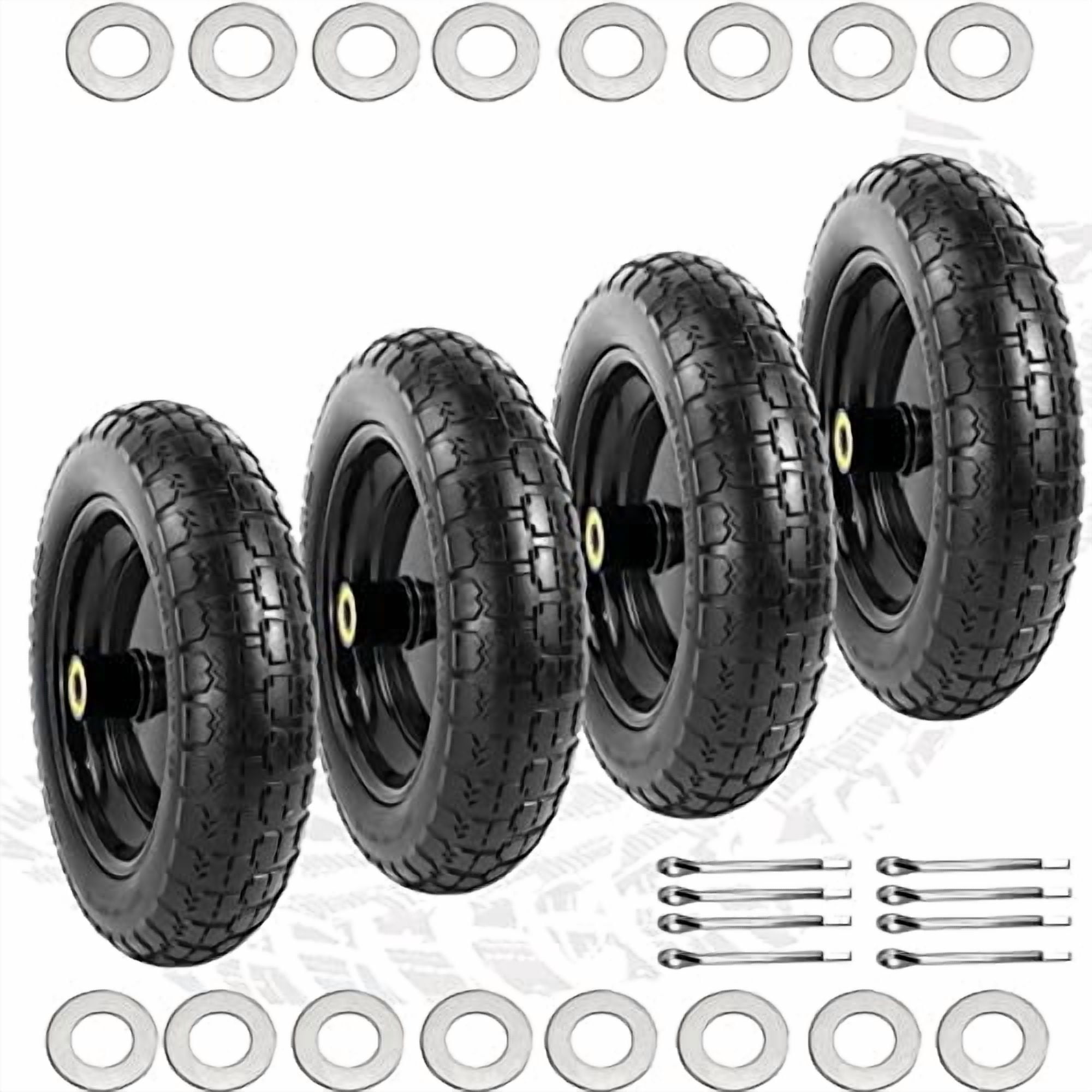 Flat Free Wheels Pontuss Upgraded De 13 Pulgadas Para Gorilla Cart