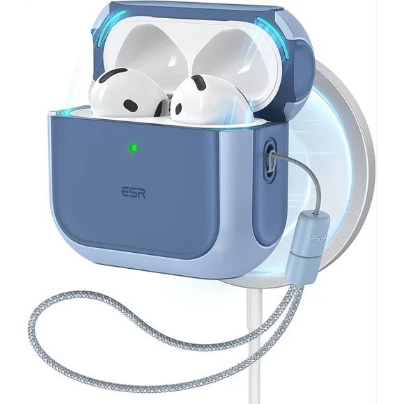 Carcasa Funda ESR Orbit Hybrid Para AirPods Pro y AirPods Pro 2 Azul