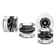 thumbnail image 4 of 4x Ruedas De Repuesto Para Patineta, 60 Mm, Para Longboard, Negras, Rectas, 4 of 5