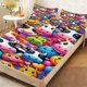 thumbnail image 1 of Cartoon Cow Cute Duvet Cover Set - Fitted Sheet Set Microfiber Soft and Breathable Deep Pocket Non-Slip and Stay-in-Place All-Season Use! Ideal for Family and F, 1 of 1