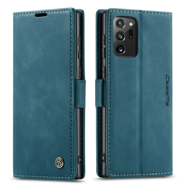 1pc Flip Case For Samsung Galaxy S23 S22 Ultra Note 10 Note 20 Ultra Retro Magnetic Card Artificial Leather Wallet
