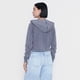 thumbnail image 2 of Polerón Mujer Full Zipper Color Gris Corona, 2 of 5