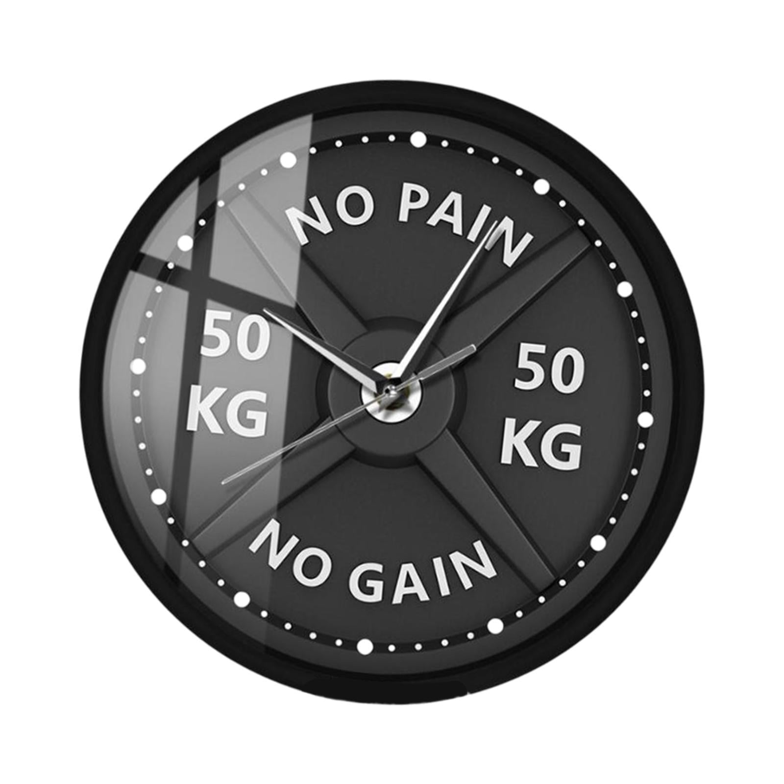 Bothyi - Reloj Redondo Para Colgar En La Pared, Sin Dolor, Sin Ganancia, 11,8 Pulgadas, Para Comedor, Cafetería