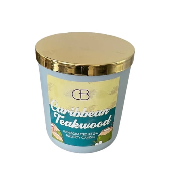 Vela Aromática Coco Bella Company Caribbean Teakwood 10 oz Unisex
