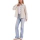 thumbnail image 2 of INSPIRE CHIC Abrigo de Mujer Imitación de Gamuza Cuello Abierto Manga Larga Camisa Casual con Botones Chaqueta Talla L Color Albaricoque, 2 of 6