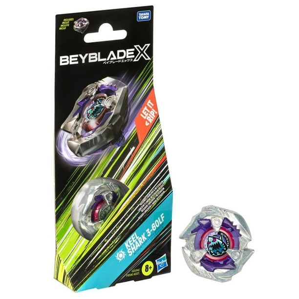 Trompo Beyblade X Kit de Refuerzo Keel Shark 3-60LF | Lider