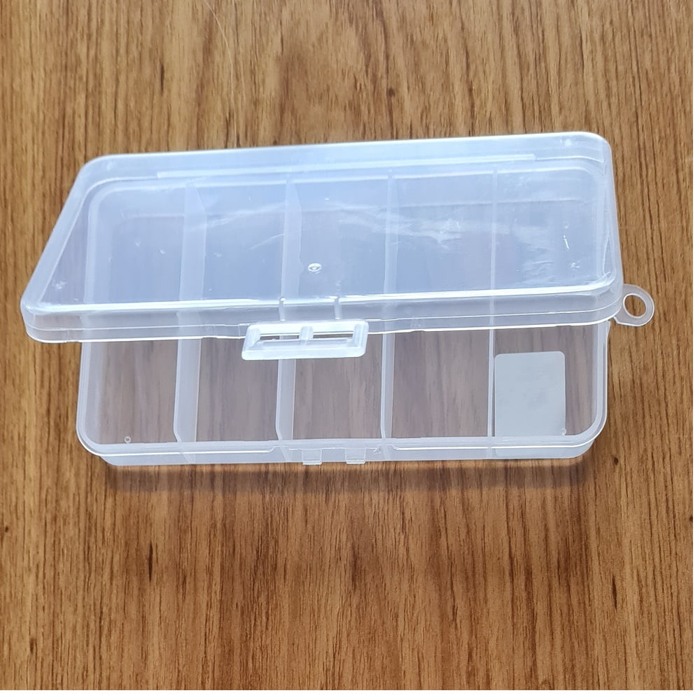 Silver Wave - Pesca Caja Señulos Transparente 5 Compartimentos