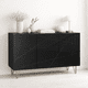 thumbnail image 2 of Buffet Moderno LuxLine Negro con Patas Doradas, 2 of 7