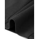 thumbnail image 5 of INSPIRE CHIC Vestidos de trabajo para mujeres formales de negocios con cuello redondo sin mangas, botones decorativos, línea A elegante, conjuntos de oficina S Negro, 5 of 6