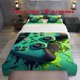 thumbnail image 1 of 3pcs Cool Graffiti Game Controller Dynamic Design Themed Bedding Set Soft Duvet Cover and Two Pillowcases, 1 of 5