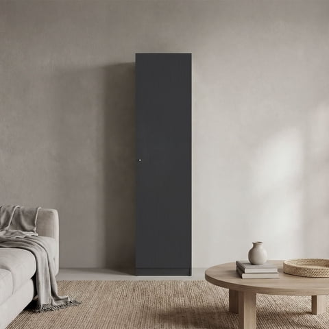 Tuhome - Estante 1 Puerta Home-E5 Wengue 180,6X45,0X31,4 Cm